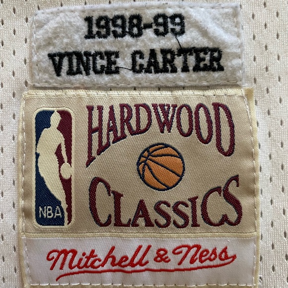 NBA Mitchell & Ness Raptors Jersey #15 Vince Carter Hardwood Classics/Size M 40 - Picture 16 of 16